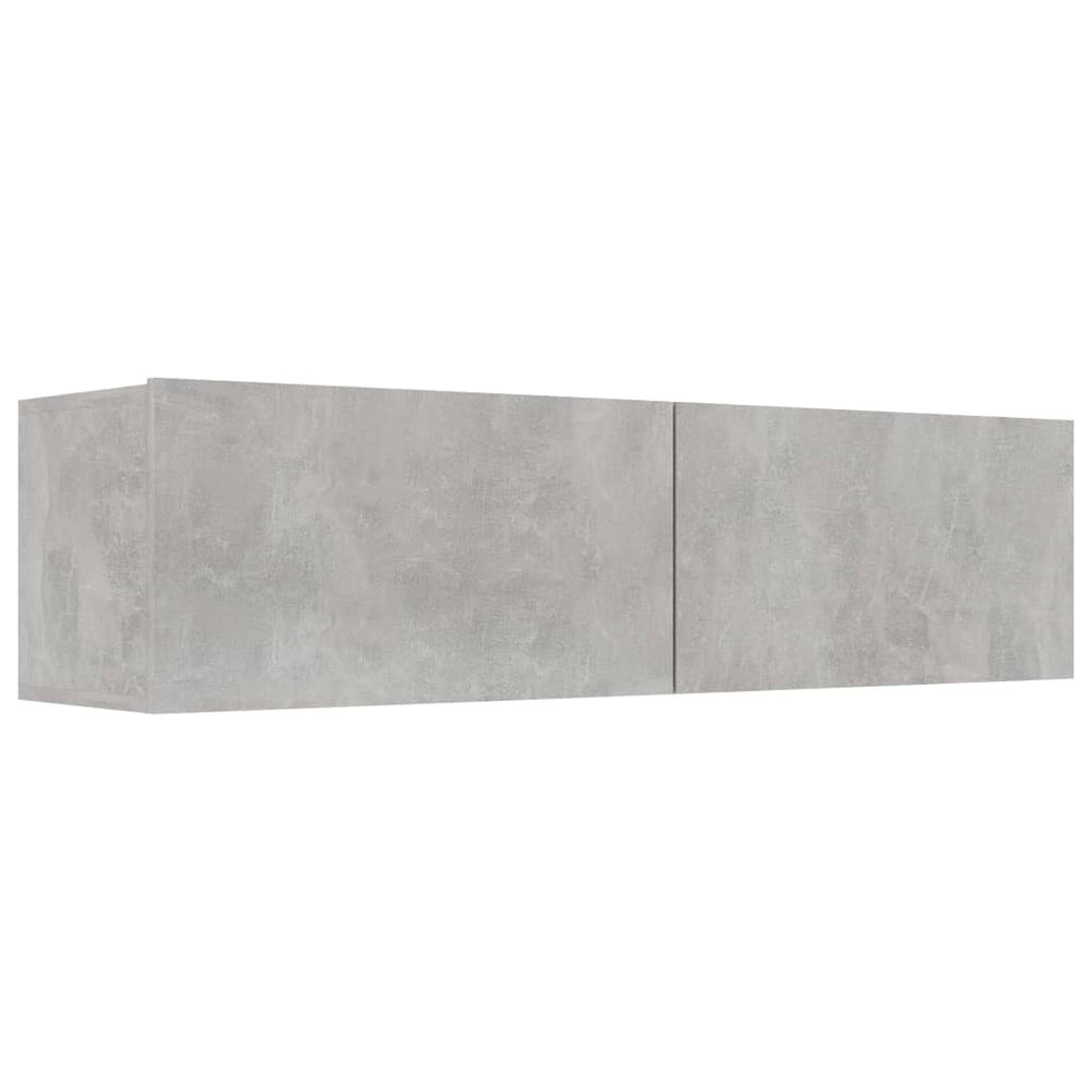 Tv-meubel 120x30x30 cm bewerkt hout betongrijs MeubelReus
