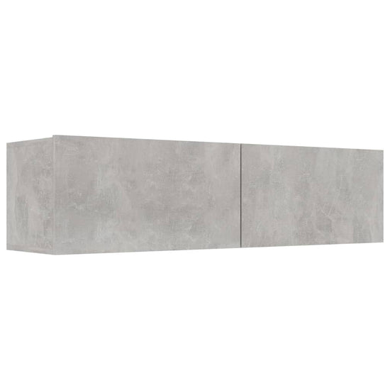 Tv-meubel 120x30x30 cm bewerkt hout betongrijs MeubelReus
