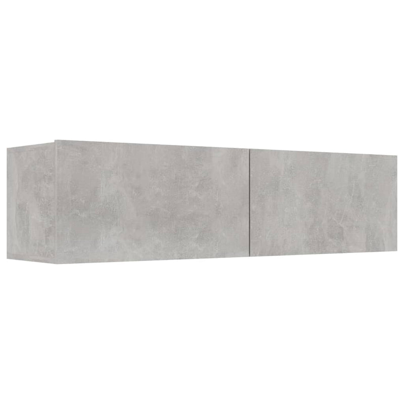 Tv-meubel 120x30x30 cm bewerkt hout betongrijs MeubelReus