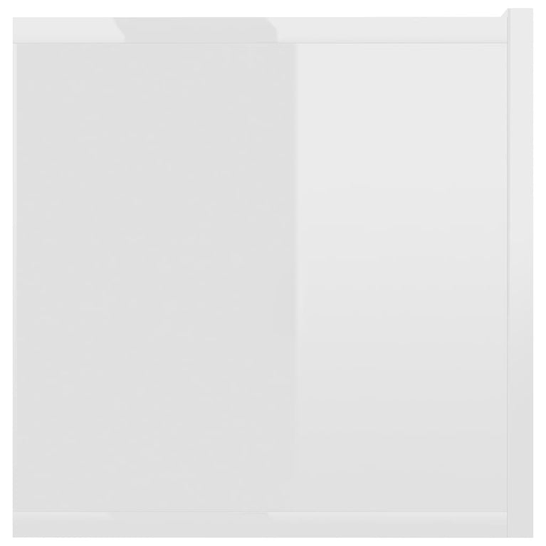 Tv-meubel 120x30x30 cm bewerkt hout hoogglans wit MeubelReus