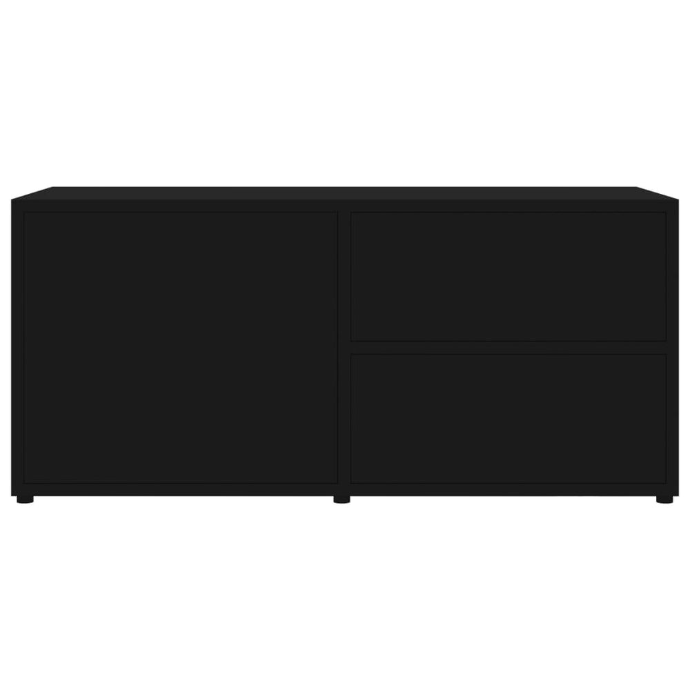 Tv-meubel 80x34x36 cm spaanplaat zwart MeubelReus