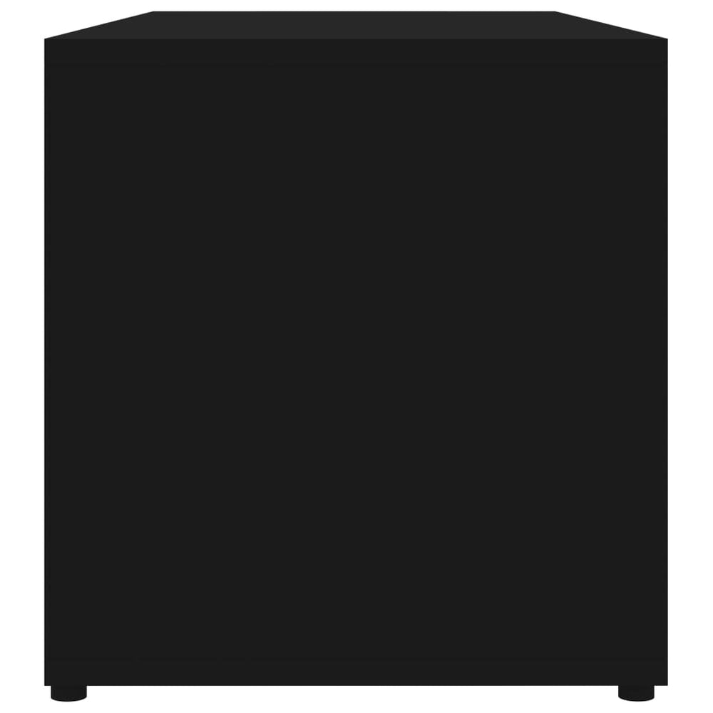 Tv-meubel 80x34x36 cm spaanplaat zwart MeubelReus