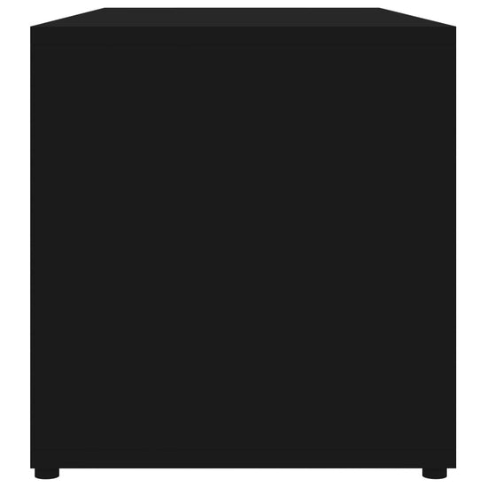Tv-meubel 80x34x36 cm spaanplaat zwart MeubelReus