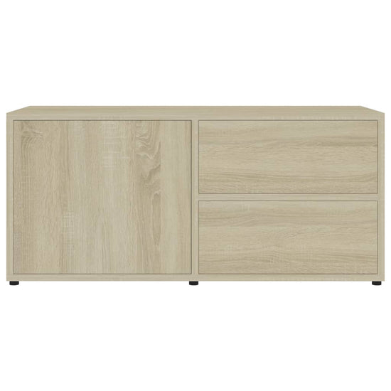 Tv-meubel 80x34x36 cm spaanplaat sonoma eikenkleurig MeubelReus