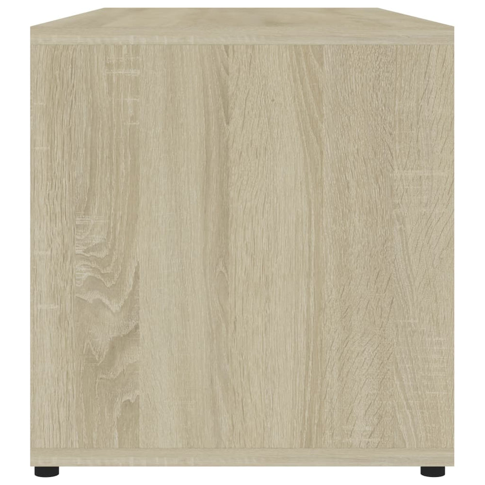 Tv-meubel 80x34x36 cm spaanplaat sonoma eikenkleurig MeubelReus