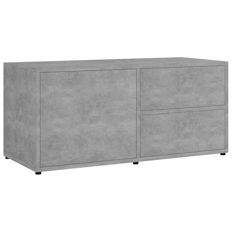 Tv-meubel 80x34x36 cm spaanplaat betongrijs MeubelReus