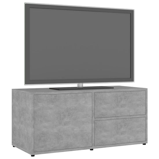 Tv-meubel 80x34x36 cm spaanplaat betongrijs MeubelReus