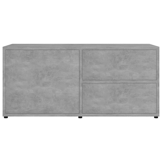 Tv-meubel 80x34x36 cm spaanplaat betongrijs MeubelReus