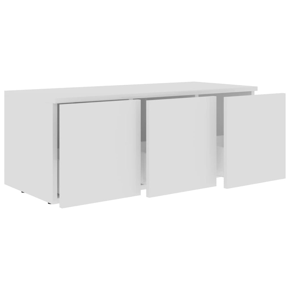 Tv-meubel 80x34x30 cm spaanplaat wit MeubelReus
