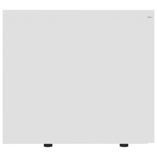 Tv-meubel 80x34x30 cm spaanplaat wit MeubelReus