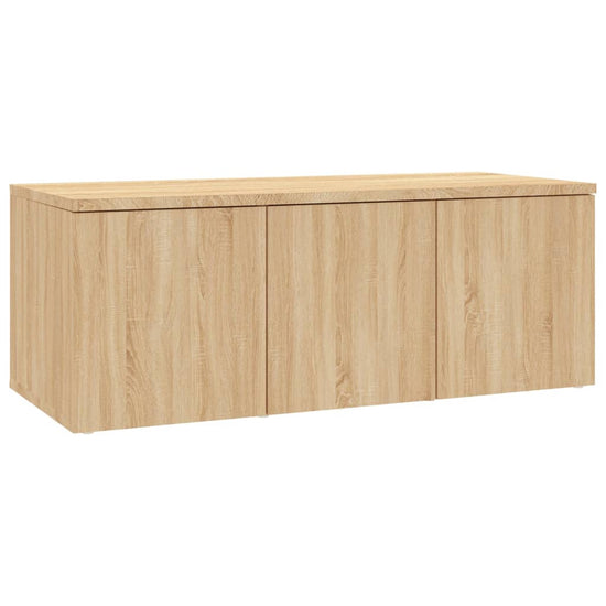Tv-meubel 80x34x30 cm spaanplaat sonoma eikenkleurig MeubelReus