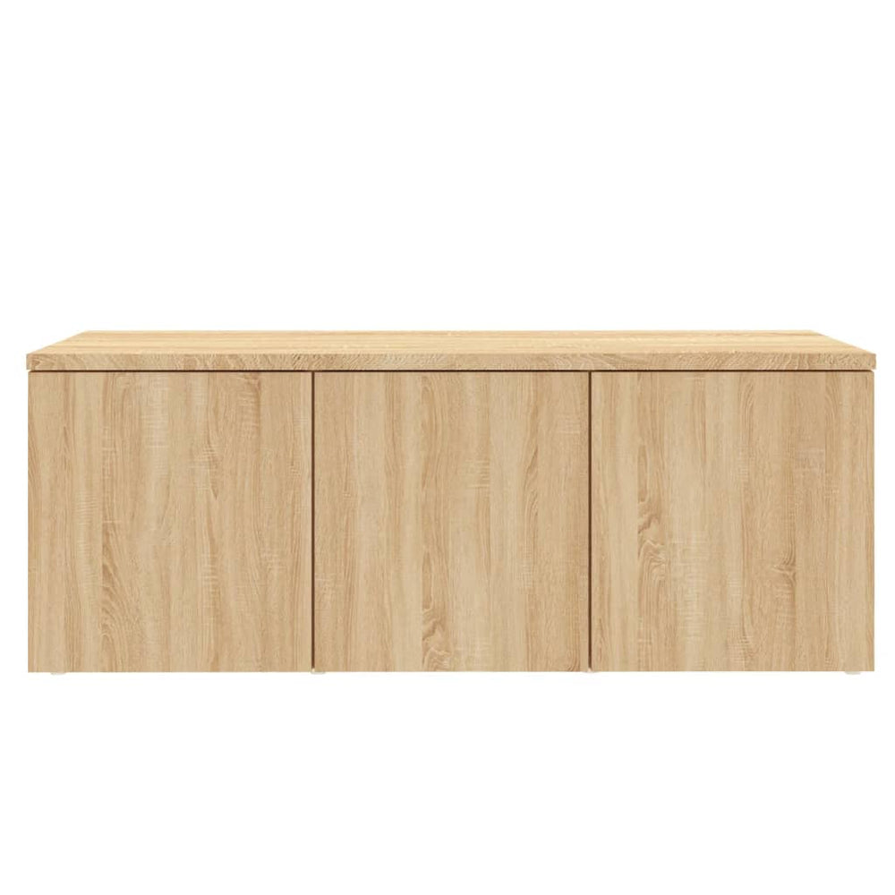 Tv-meubel 80x34x30 cm spaanplaat sonoma eikenkleurig MeubelReus