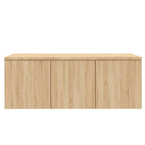 Tv-meubel 80x34x30 cm spaanplaat sonoma eikenkleurig MeubelReus