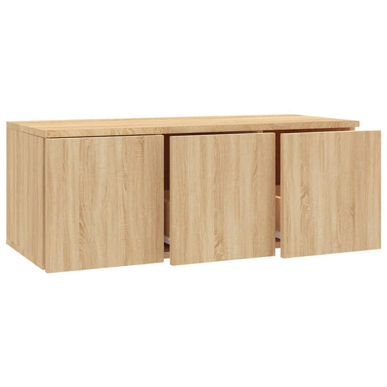 Tv-meubel 80x34x30 cm spaanplaat sonoma eikenkleurig MeubelReus
