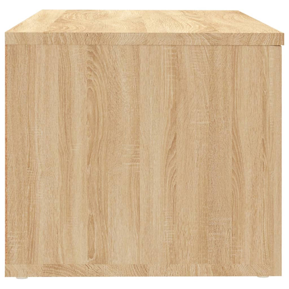 Tv-meubel 80x34x30 cm spaanplaat sonoma eikenkleurig MeubelReus