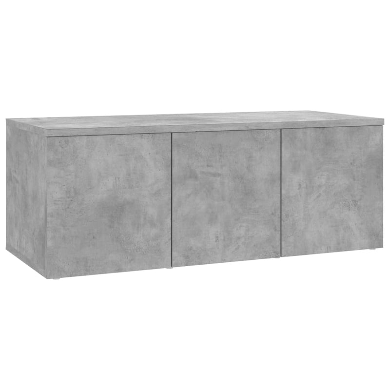 Tv-meubel 80x34x30 cm spaanplaat betongrijs MeubelReus