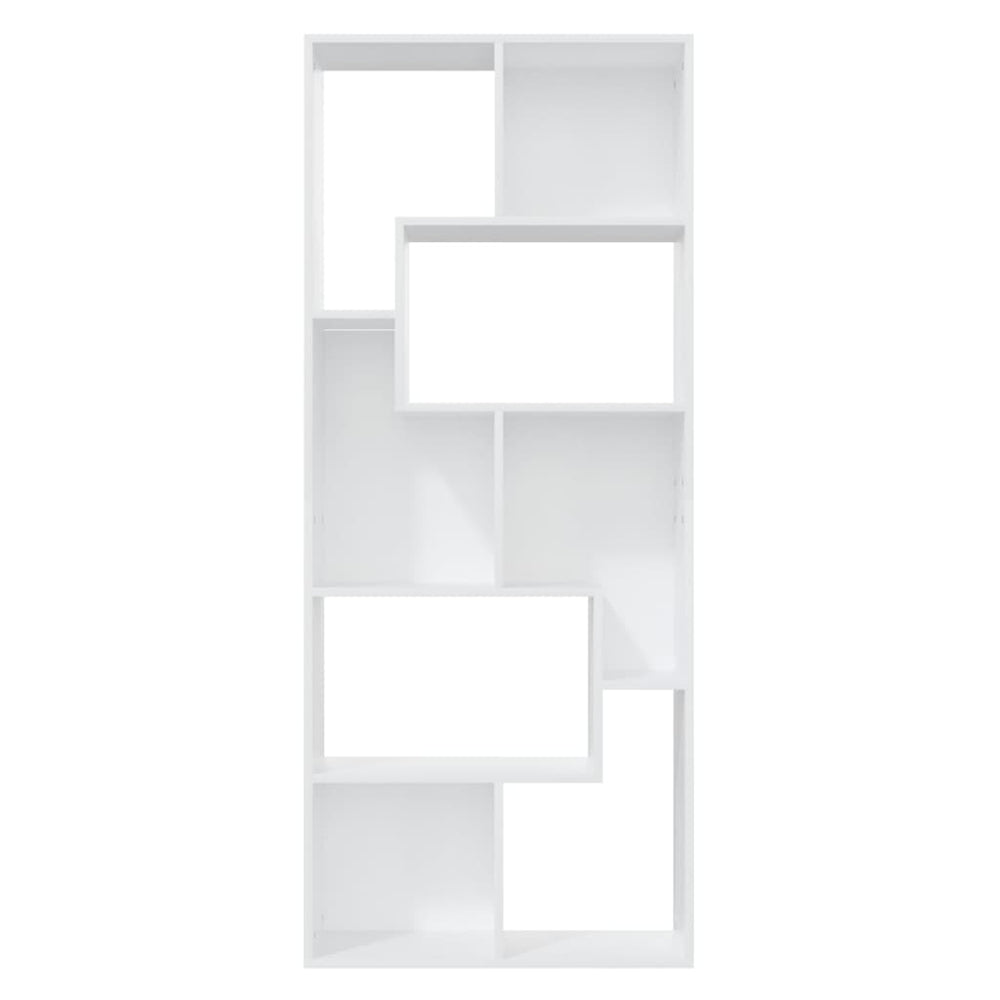 Boekenkast 67x24x161 cm bewerkt hout wit MeubelReus