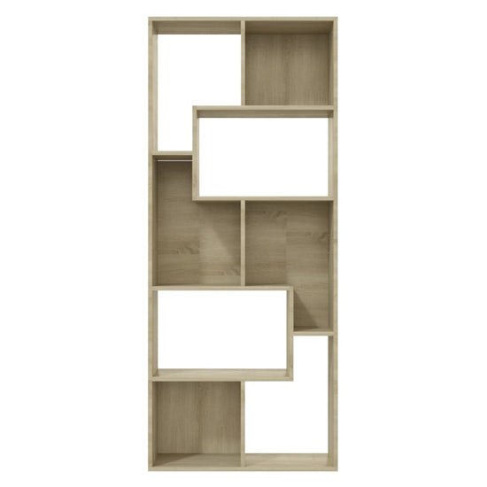 Boekenkast 67x24x161 cm spaanplaat sonoma eikenkleurig MeubelReus