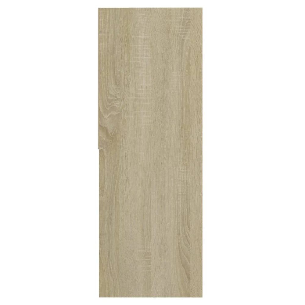 Boekenkast 67x24x161 cm spaanplaat sonoma eikenkleurig MeubelReus