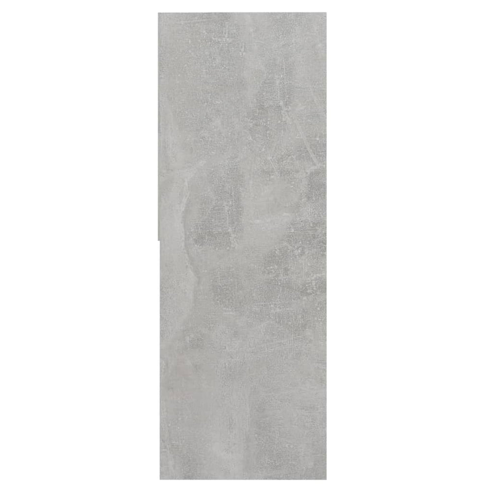 Boekenkast 67x24x161 cm spaanplaat betongrijs MeubelReus