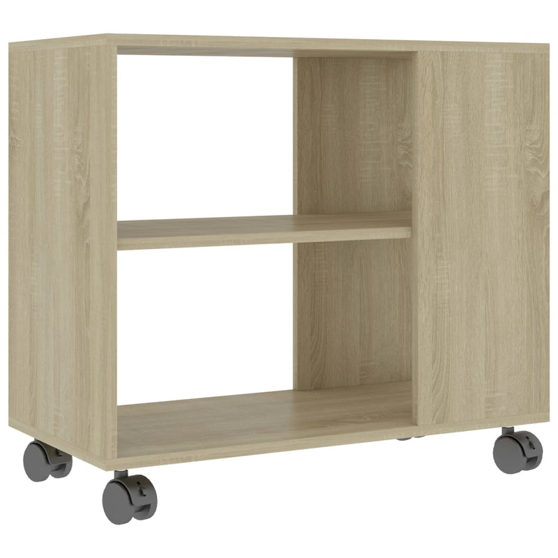 Bijzettafel 70x35x55 cm bewerkt hout sonoma eikenkleurig MeubelReus