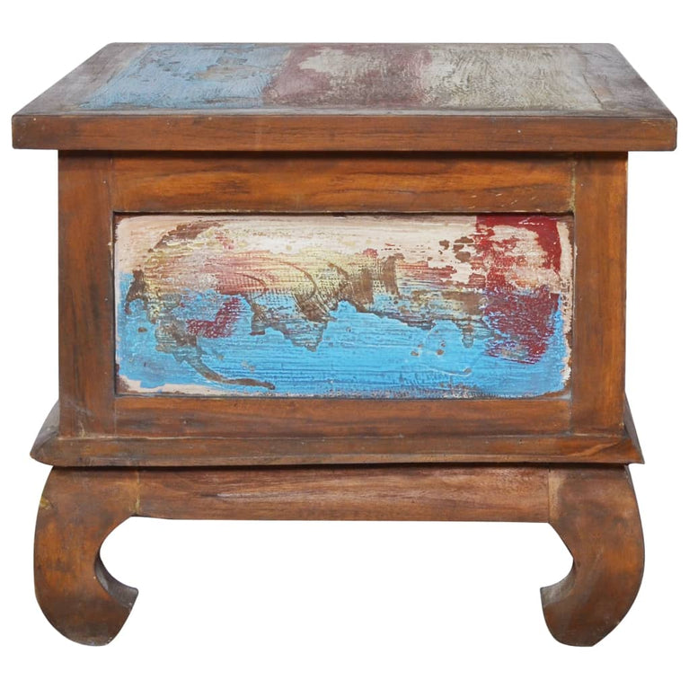 Salontafel 80x50x40 cm gerecycled teakhout MeubelReus