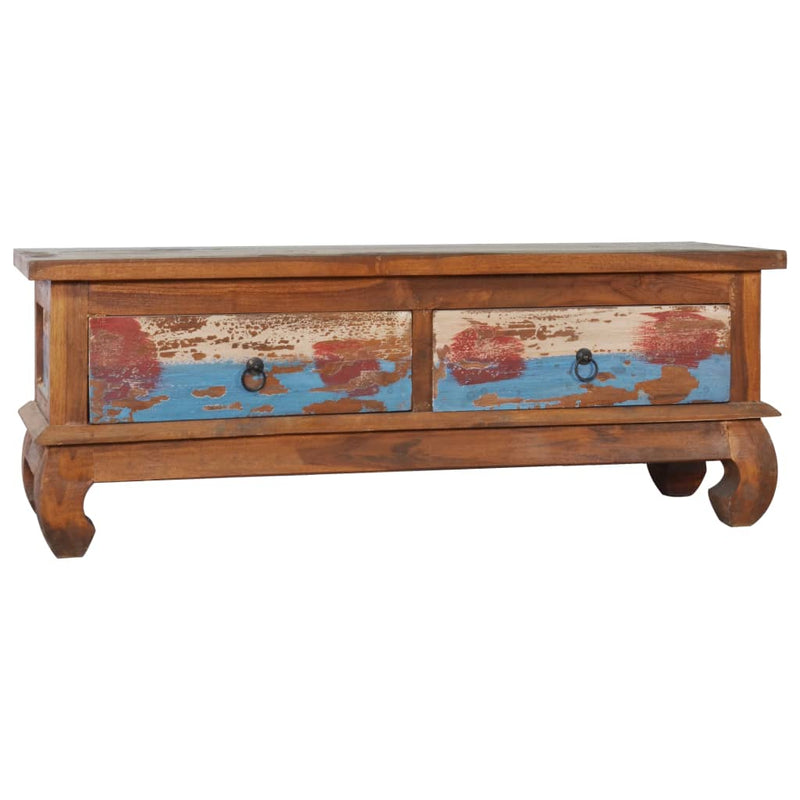 Tv-meubel 110x35x40 cm gerecycled teakhout MeubelReus