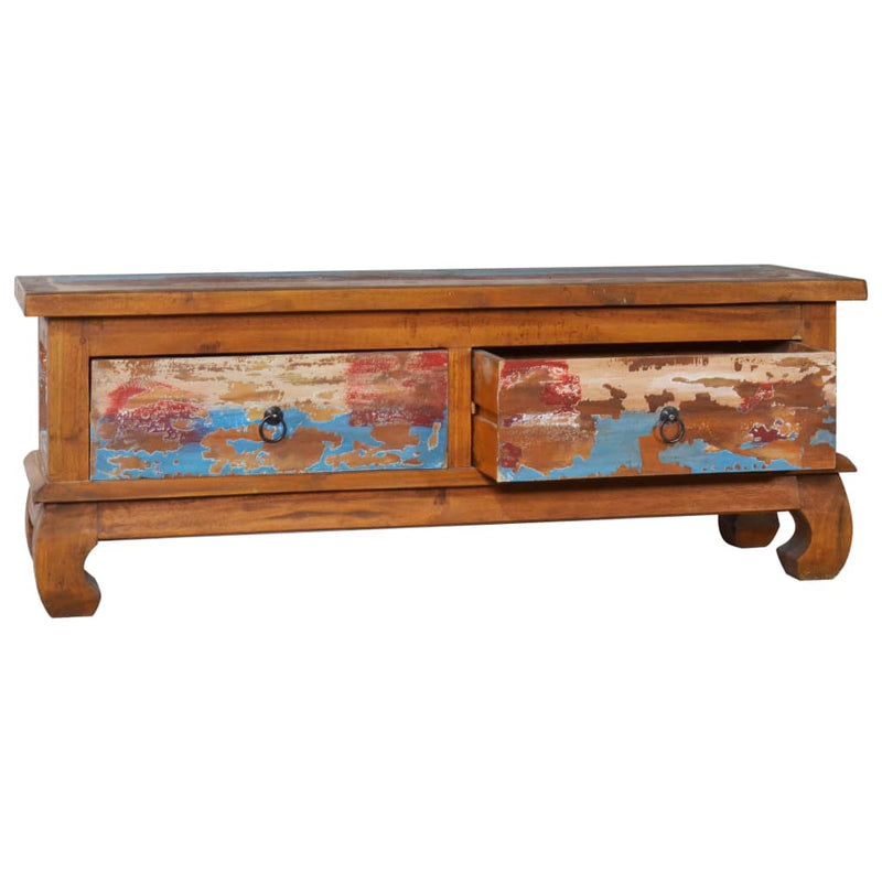 Tv-meubel 110x35x40 cm gerecycled teakhout MeubelReus