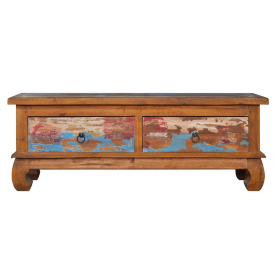 Tv-meubel 110x35x40 cm gerecycled teakhout MeubelReus