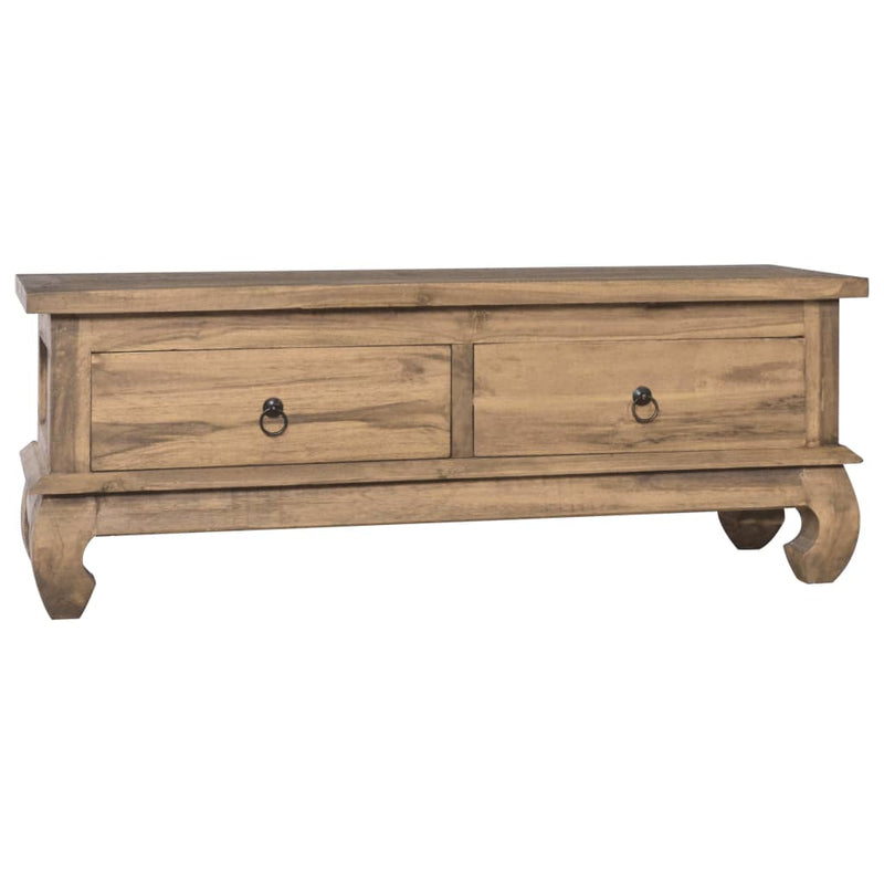 Tv-meubel 110x35x40 cm massief teakhout MeubelReus