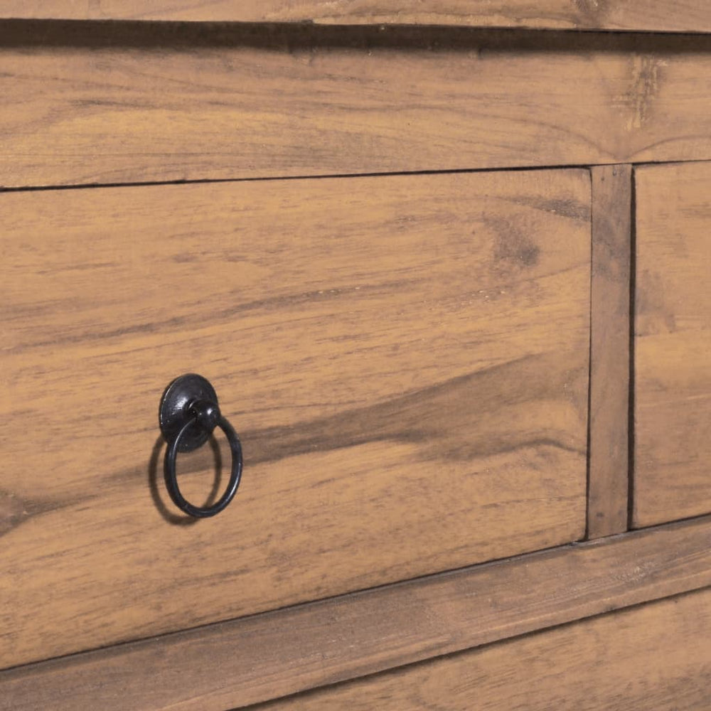 Tv-meubel 110x35x40 cm massief teakhout MeubelReus