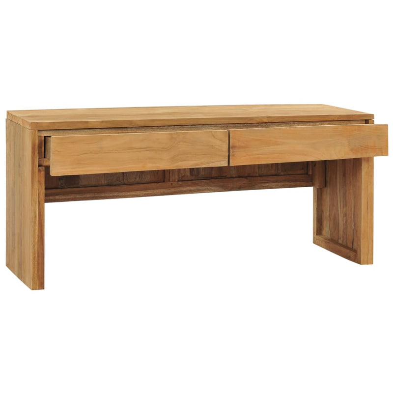 Tv-meubel 100x35x45 cm massief teakhout MeubelReus