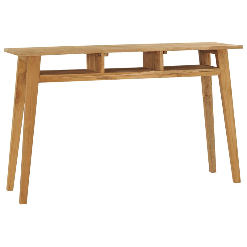 Wandtafel 120x35x75 cm massief teakhout MeubelReus