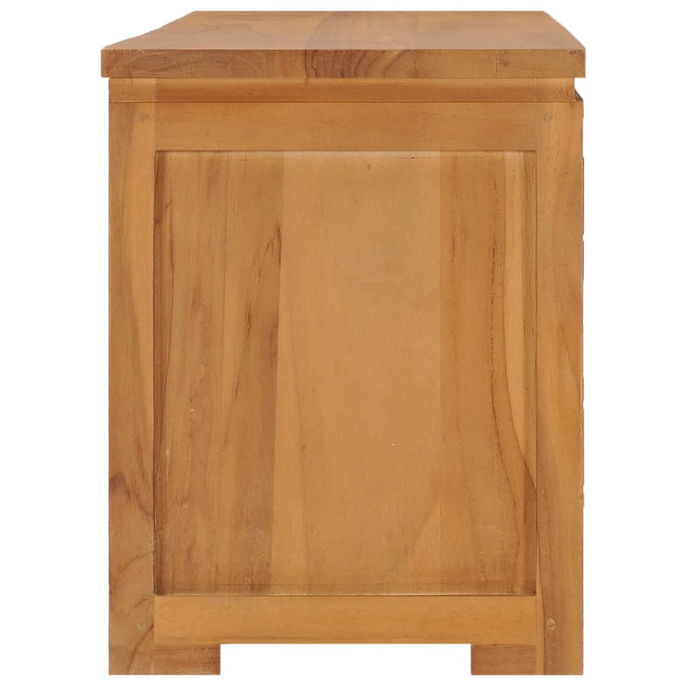 Tv-meubel 110x30x40 cm massief teakhout MeubelReus