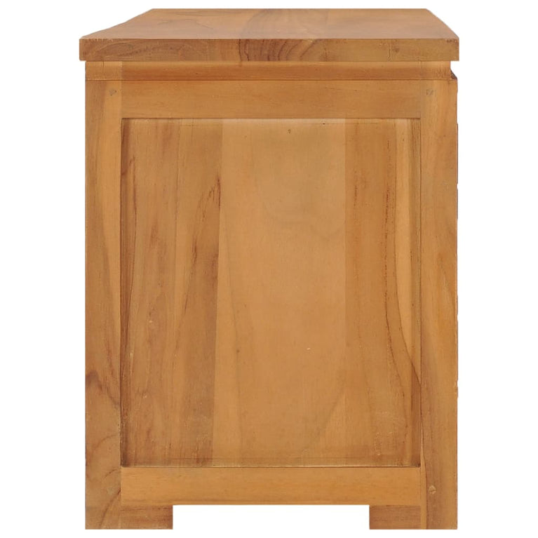 Tv-meubel 110x30x40 cm massief teakhout MeubelReus