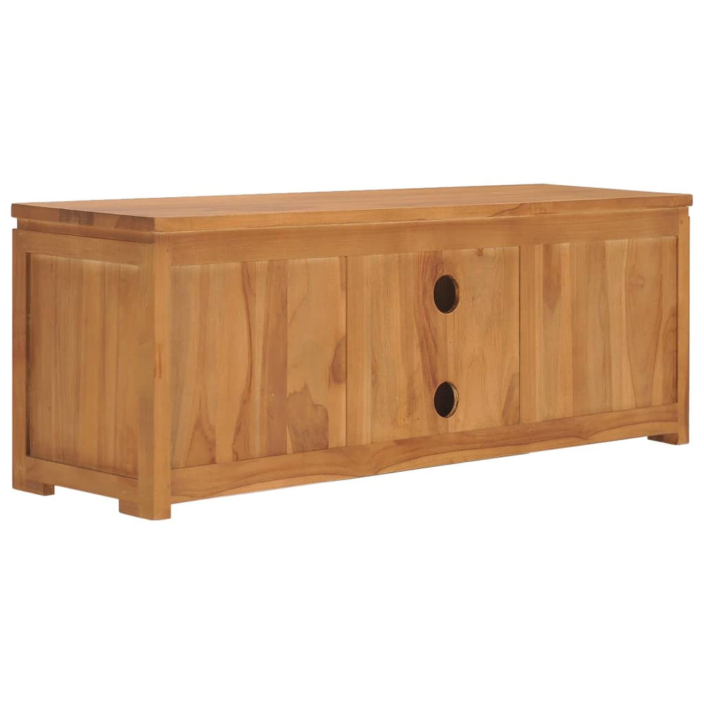Tv-meubel 110x30x40 cm massief teakhout MeubelReus