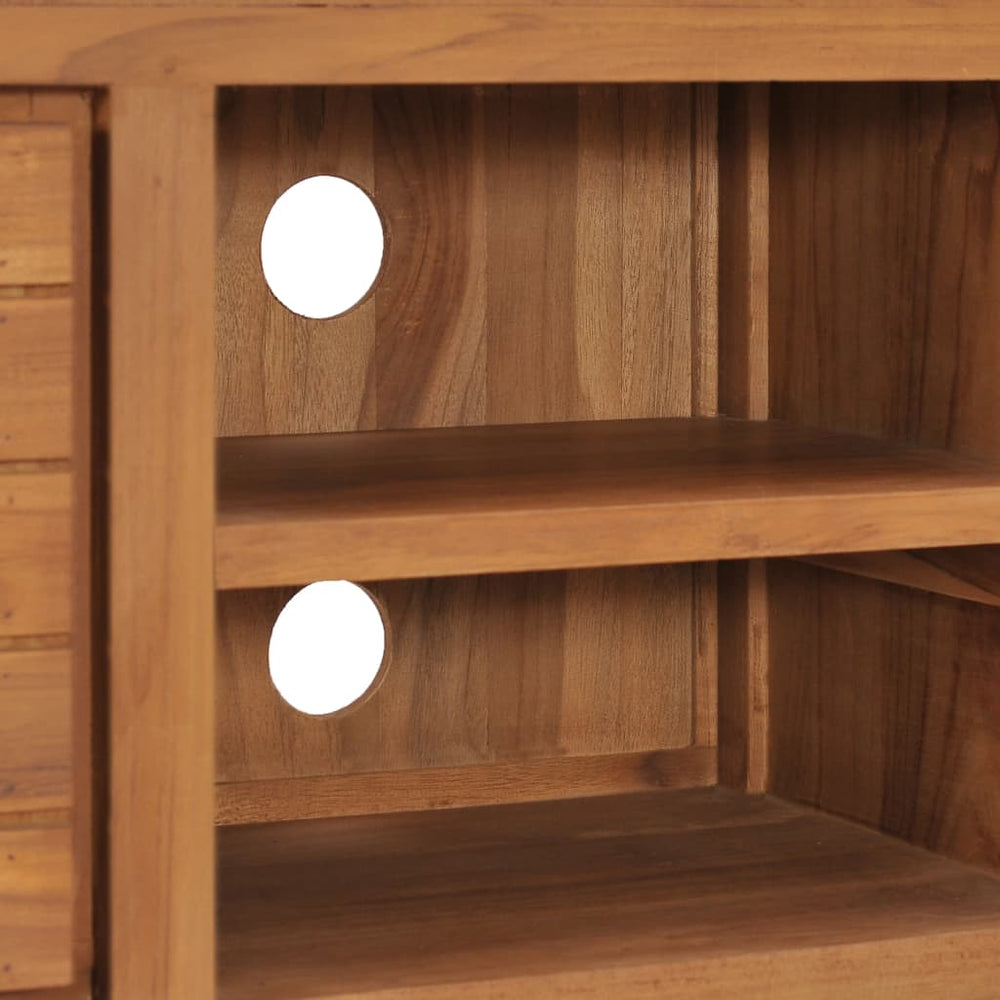 Tv-meubel 110x30x40 cm massief teakhout MeubelReus