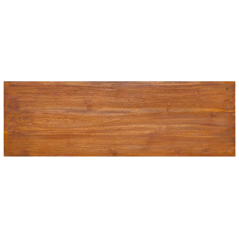 Tv-meubel wandmontage 90x30x30 cm massief teakhout MeubelReus