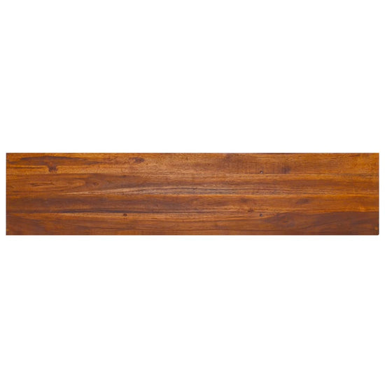 Tv-meubel wandmontage 135x30x30 cm massief teakhout MeubelReus