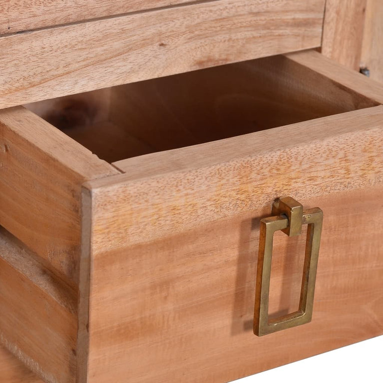 Tv-meubel 110x30x45 cm massief mahoniehout MeubelReus