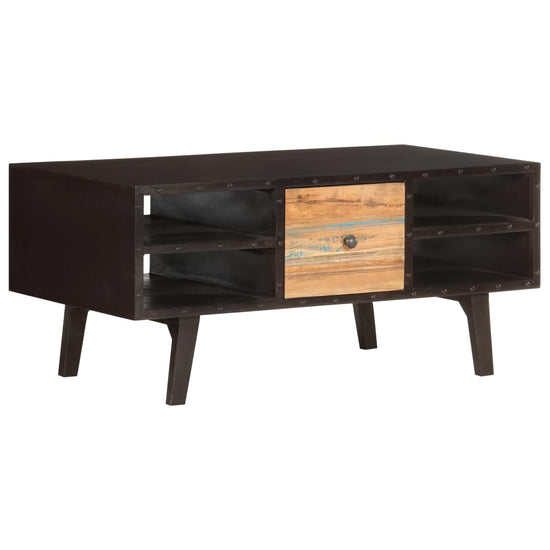 Salontafel 100x50x45 cm massief gerecycled hout MeubelReus