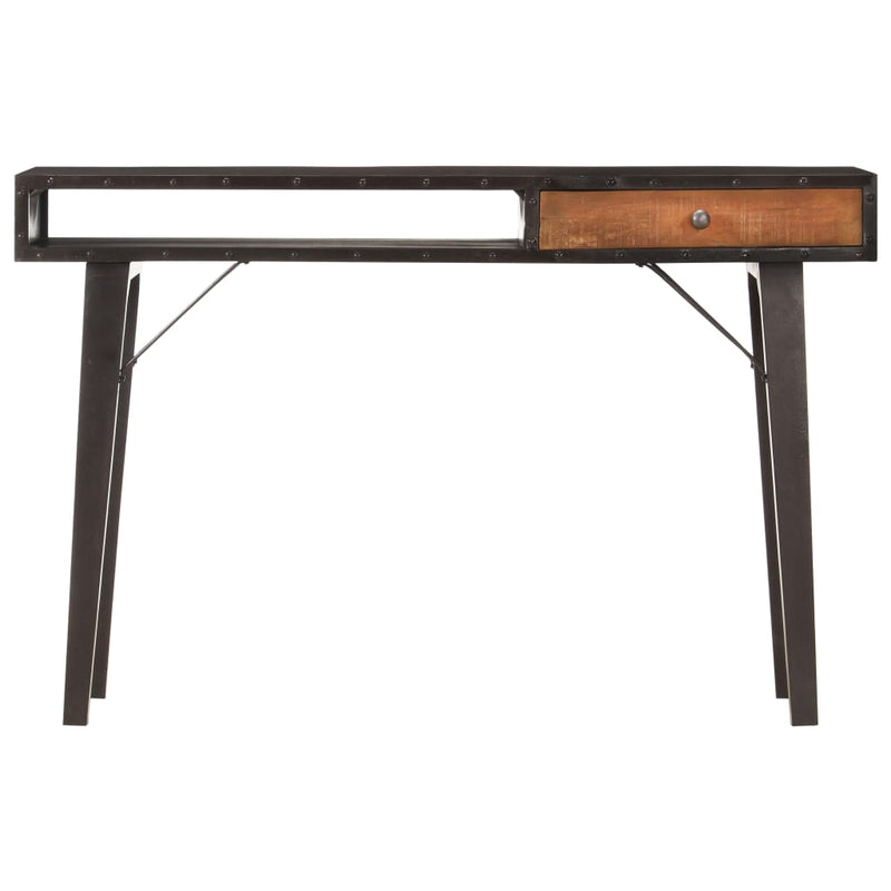 Wandtafel 118x35x76 cm massief gerecycled hout MeubelReus