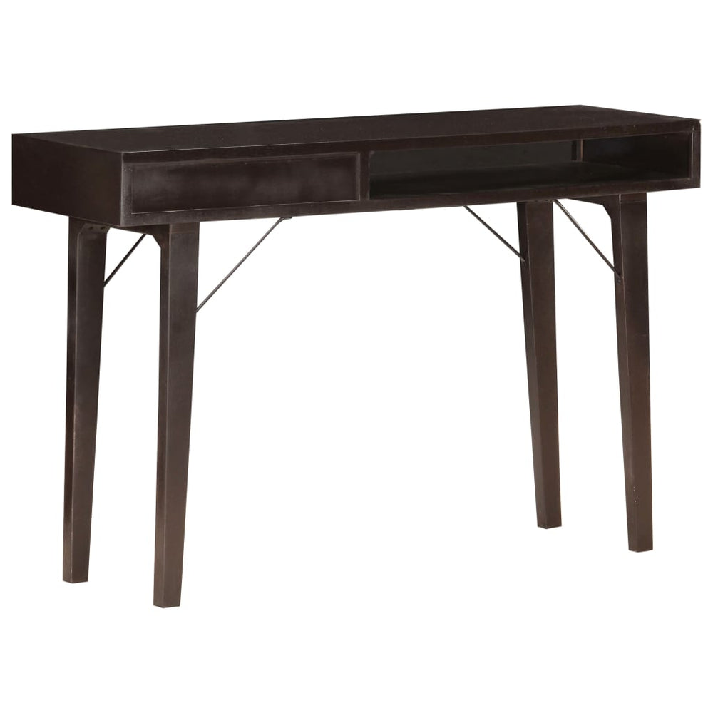 Wandtafel 118x35x76 cm massief gerecycled hout MeubelReus