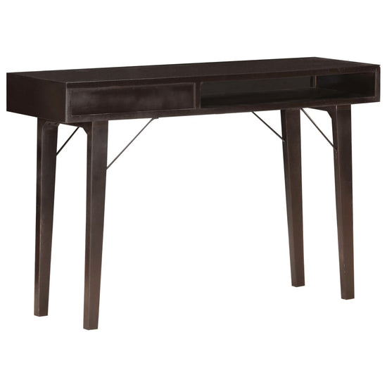 Wandtafel 118x35x76 cm massief gerecycled hout MeubelReus