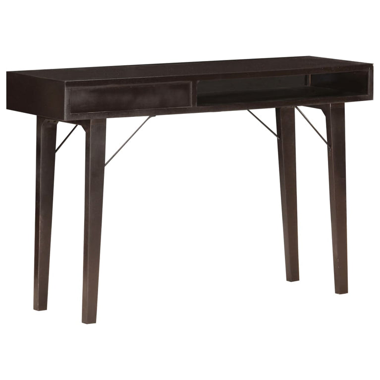Wandtafel 118x35x76 cm massief gerecycled hout MeubelReus