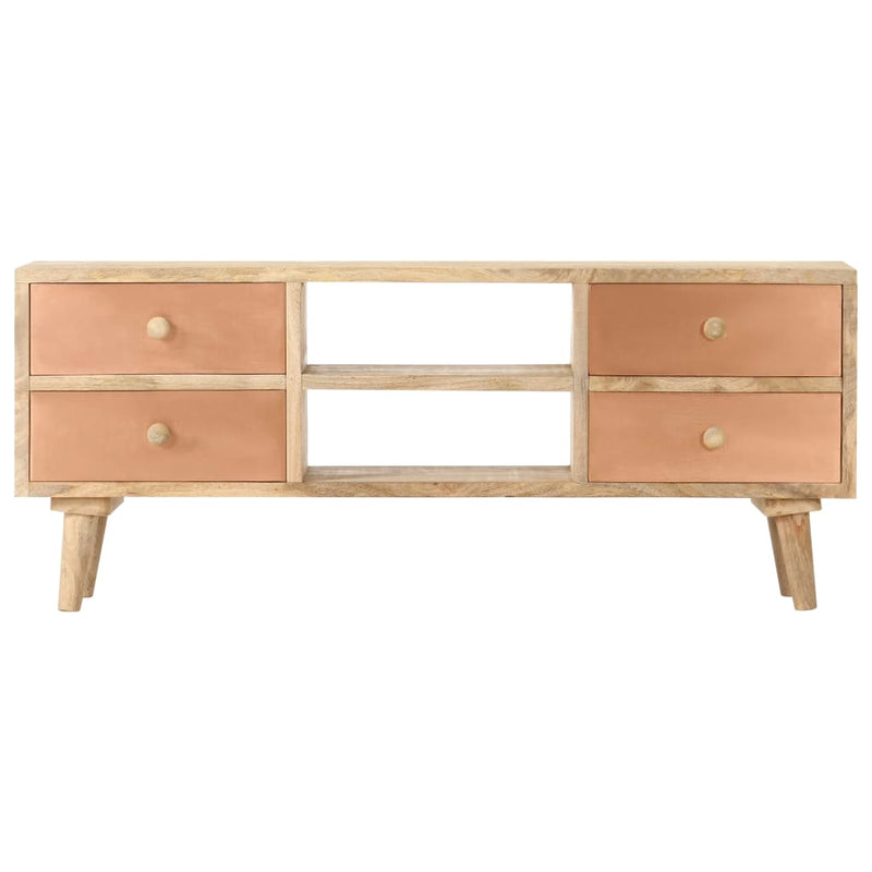 Tv-meubel 110x30x45 cm massief mangohout MeubelReus