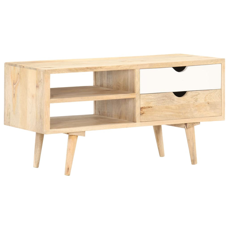 Tv-meubel 90x35x45 cm massief mangohout MeubelReus