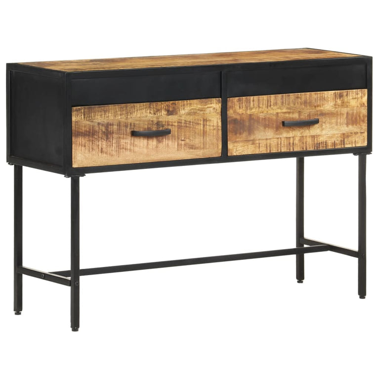 Wandtafel 110x35x75 cm ruw mangohout MeubelReus