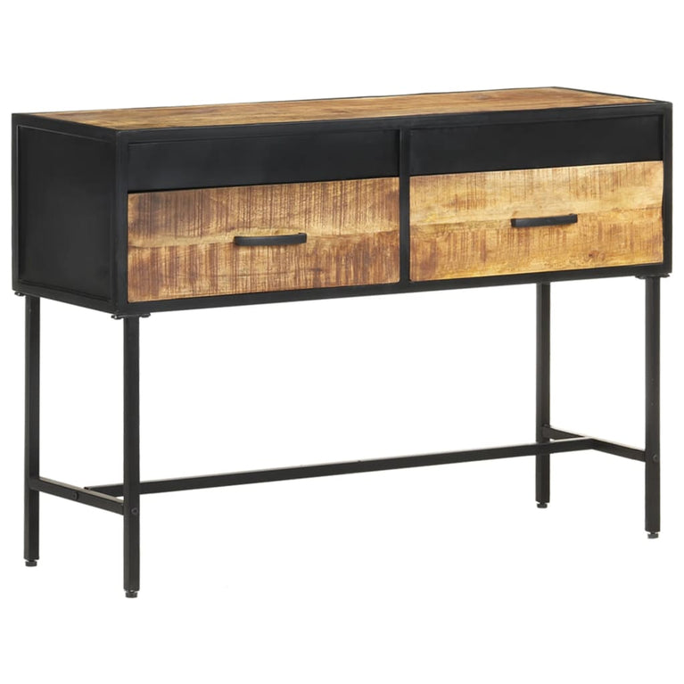 Wandtafel 110x35x75 cm ruw mangohout MeubelReus