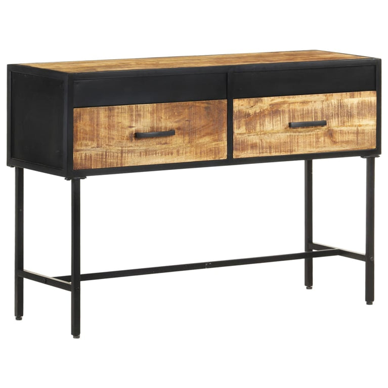 Wandtafel 110x35x75 cm ruw mangohout MeubelReus